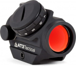 AT3 Tactical rd-50 Red Dot Sight - Valikuline Picatinny Riser Mount Cowitnessi jaoks koos rauast maam&auml;rkidega - 2 Moa Red Dot Scope