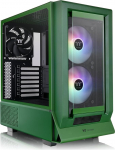 Thermaltake Ceres 350 MX Racing Green, ATX Midi-torni, 2 esipaneeli (karastatud klaas/v&otilde;rk), varjatud pistikutugi, 2 x 140 mm ARGB, USB-C, vaikne &otilde;huvahetus