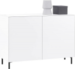 boho living&reg; f10 Connect kapp, k&uuml;ljepaneel, konteiner 2 uksega, valge, laius 120 cm, disainer t&uuml;kk, mis pakub palju hoiuruumi ja kvaliteetset t&ouml;&ouml;tlust teie elutuppa.
