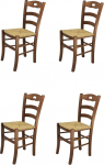 t m c s Tommychairs Savoie toolid k&ouml;&ouml;ki ja s&ouml;&ouml;gituppa, vastupidav struktuur lakitud p&ouml;&ouml;gipuidust, p&auml;hklipruun ja &otilde;lgedest iste, 4 tk komplektis.