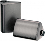 Herdio 6,5-tolline v&auml;lisk&otilde;lar veekindel juhtmega 200 Watt v&otilde;imsa bassiga, seinale paigaldatud v&auml;lisk&otilde;lar patio garaažile kaetud patio (must)