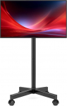 Hemudu TV Stand Rollable for 23-60 Inch LCD/LED TV, TV Stand koos ratastega, TV Stand kuni 35 kg, TV Stand reguleeritava k&otilde;rgusega Max. VESA 400 x 400 mm