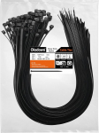 100 Pack Black Extra paks kaablisidemed Heavy Duty Large 500mm &times; 12.0mm Tugev nailon plastist iselukustuv 20 tolli / 50 cm pikk Zip Tie Wraps