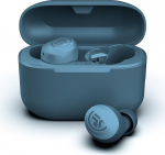 JLab Go Air Pop+ In-Ear k&otilde;rvaklapid traadita Bluetooth, t&otilde;elised traadita k&otilde;rvaklapid, 35+ tunnised k&otilde;rvaklapid, traadita k&otilde;rvaklapid, k&otilde;rvaklapid mikrofoniga, USB-C laadimiskarp, Dual Connect, EQ3 Sound, tumesinine v&auml;rvus