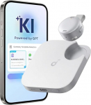 Soundcore Work by Anker AI Voice Recorder, digitaalne helisalvesti koos AI kirjutamisfunktsiooni ja h&auml;&auml;ltuvastusega, 150+ keelt, kombineeritud protokollid koosolekute ja loengute jaoks, MFi sertifitseeritud 8GB