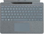 Microsoft Surface Pro 8 / 9 / X Signature Keyboard Ice Blue komplektis koos Slim Pen 2 musta pliiatsiga