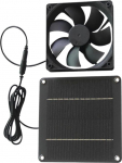 Solar-Dachbodenventilator, 20 W, wasserdicht, solarbetriebener Ventilator f&uuml;r Schuppen, tragbares Gebl&auml;se f&uuml;r Stall, Hundegarage, Pavillon, Dachboden, Dach, Zwinger, Schuppen, Scheune, Haustierbereich