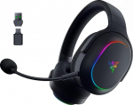 Razer Barracuda X Chroma juhtmevaba multiplatvormiline m&auml;ngukomplekt 6 tsooniga Chroma RGB (SmartSwitch Hyperspeed & Bluetooth, 40 mm juht, eemaldatav HyperClear Cardioid mikrofon) Mustanahaline