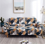 Diivan viskab diivanikatet Polygon muster diivanikate 3 istekoha Stretch Spandex diivanikate tugitooli kate elastne mittelibisev kangas Jacquard Stretch diivanikate Slipcover diivanihoidja jaoks