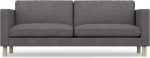 COMFORTLY 3-kohaline diivanikate k&auml;sitsi valmistatud, &uuml;hildub ainult Karlstad diivanikattega (Crown - tumehall)