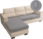 Veekindlad L-kujulised diivanikatted, 3 Pack diivanil istmepadi Slipcovers Stretch Eraldi Chaise Lounge Cover nii vasakule / paremale diivanile lemmikloomadele (3 istekohta + Chaisele