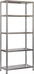 Simonrack Comfort Raske riiul 180 x 80 x 50 cm Metallriiulid keldrikorrusel Paindepunkt 100 kg 5 riiulit tsingitud