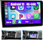 [4G+64G] Inefala Android 15 Autoradio f&uuml;r FIAT Bravo 2008-2013 mit Wireless Carplay Android Auto, 9 Zoll Touchscreen Radio mit Navi GPS WiFi RDS/FM Bluetooth EQ SWC R&uuml;ckfahrkamera Mic