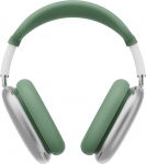 AirPods Maxiga &uuml;hilduv k&otilde;rvapadi &uuml;mbris, pestav pehme silikoonist kaitseraam, AirPods Maxi t&auml;ielik katvus, peapael + k&otilde;rvakate (roheline)