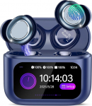 ZYHKON Bluetooth k&otilde;rvaklapid, Bluetooth 5.4 Sleep k&otilde;rvaklapid k&otilde;rvaklappidega koos puuteekraaniga, 48H m&auml;nguaeg Mini k&otilde;rvaklapid HiFi heli/5 EQ režiimi/ENC m&uuml;rasummutusega, juhtmevabad k&otilde;rvaklapid k&uuml;ljel magajatele