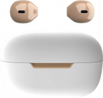 Invisible Mini juhtmevabad Bluetooth k&otilde;rvaklapid, v&auml;ikesed pool k&otilde;rvaklapid t&ouml;&ouml;ks ja igap&auml;evaseks kasutamiseks, puutetundlik juhtimine, kerge muusika ja audioraamatute jaoks (elevandiluu)