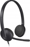 Logitech H340 peakomplekt mikrofoniga, stereokomplekt, reguleeritav m&uuml;rasummutusmikrofon, p&ouml;&ouml;ratavad k&otilde;rvapadjad, USB-port, 1,8 m pikkune kaabel, PC / Mac / s&uuml;learvuti - must