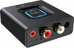 1Mii Bluetooth 5.1 Empf&auml;nger f&uuml;r Stereoanlage, HiFi Audio Adapter mit Bass-Boost, RCA & 3,5mm Klinke, 12 Std. Akku, Plug & Play f&uuml;r Lautsprecher & Verst&auml;rker - ML201