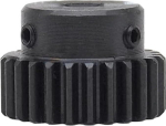 Gear Pinion, 1 Piece 1.5 Module 45 Teeth Carbon Steel Spur Gear with Graduated Platform, Power Transmission Spur Gears for Racks, 1.5 Module 45 Teeth (Color : 25 Teeth , Size : 8 mm)