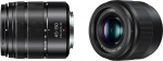 Panasonic H-FS45150EKA LUMIX G Vario Telephoto Zoom 45-150 mm F4.0-5.6 ASPH. Lens, Black & Lumix 25 mm F1.7 | H-H025E-K Prime Lens, Black &mdash; Micro 4/3 Mount Compatible Panasonic & Olympus