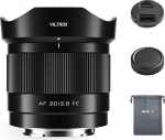 VILTROX 20 mm F2.8 FE Autofookusobjektiivid t&auml;iskaader AF Sony E Mount kaamerale Laiatarbe objektiivid FE Suure avaga &uuml;hilduvad Sony a7 a7C a7III a7RIII a7RIV a7RV a9 a6100 zv-e100ga