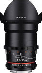 Rokinon Cine DS DS35M-C 35mm T1.5 AS IF UMC t&auml;iskaader Cine laiatarbe objektiiv Canon EF jaoks