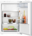 NEFF KI2222FE0, N 50, Built-in Fridge with Freezer, 88 x 56 cm (H x W), Cool 104 L, Freeze 15 L, 35 dB, LED Lighting, Fresh Safe, Eco Air Flow, Flat Hinge, Made in Germany