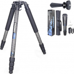 INNOREL RT80C s&uuml;sinikkiust statiiv Professional Heavy Duty Camera Tripod 2021 Uuendatud statiiv Max toru 32 mm Max koormus 20 kg T&ouml;&ouml;k&otilde;rgus 12-160 cm koos statiivikoti / 75 mm kaussadapteriga (statiiv + adapter)