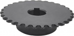 Kettenrolle Ritzel, Kettenrad， 04C #25 1/4 Zoll Kettenrad 20T 24T 25T 10-20mm Keilmutter Bohrung #45 Stahl Industrie(20 hammast,14mm(5x2.3mm))