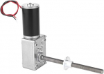 Motor Copper Schneckengetriebe, Hochdrehmoment, 8mm Schraubenwelle mit Flansch - Ger&auml;uscharmer Lauf, Langlebig und Pr&auml;zise, F&uuml;r Elektrische Fenster und Industrieanwendungen (Untersetzungsverh&auml;ltnis