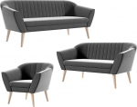 Sofello Kaya 3+2+1 Skandinaavia diivanikomplekt elutuppa Veluurkangas (Riviera 91 - Hall)