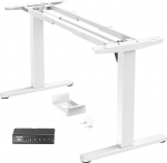 HUANUO k&otilde;rgusreguleeritav lauaraam harjadeta mootoriga, 100 kg kandev&otilde;ime, lauajalad, lauaraam, reguleeritav k&otilde;rgus 110 x 200 cm lauaplaadile, ainult raamiga.