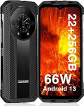 DOOGEE S110 V&auml;litingimustes kasutatav mobiiltelefon ilma lepinguta Android 13 (2023), Helio G99 22GB + 256GB (TF 2TB), 10800mAh 66W Outdoor Smartphone 6.6 tolli FHD + 120Hz, 50MP + 24MP &ouml;&ouml;vaatlus IP68 veekindel