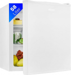 Bomann KB 7347 Minik&uuml;lmik mahutavusega 58 liitrit | V&auml;ike k&uuml;lmik 2 eemaldatava klaasriiuliga | Pideva temperatuuri reguleerimise ja vahetatava uksehingega minik&uuml;lmik | Valge