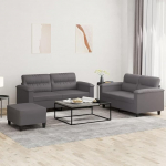 3202369 3-osaline diivanikomplekt koos pehmendustega Diivanid elutoas Diivanikomplekt Diivanid elutuppa Hall kunstnahast