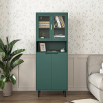 Rumiiro 160 cm k&otilde;rge kapp 2 klaasukse ja 2 uksega, k&otilde;rge hoiukapp, kuldsete k&auml;epidemetega k&ouml;&ouml;gikapp, kaasaegne raamaturiiul, mitmeotstarbeline kapp vannituppa, s&ouml;&ouml;gituppa, elutuppa