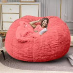 LCYFBE Bean Bag Tool Cover (ainult kate, ilma t&auml;itematerjalita), pehme kohev PV Velvet, pestav, Lazy Diivan Duvet Cover, elutuba, magamistuba, v&auml;lism&ouml;&ouml;bel (180 x 90 cm)