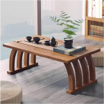 Zen madal p&otilde;randalaud meditatsiooniks, vaimne altar ja s&ouml;&ouml;gilaud Jaapani stiilis kohvilaud istumiseks, pruun, 100 x 37 x 31 cm, sobib ideaalselt p&otilde;randal istumiseks.