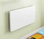 Klapptisch An der Wand montierter, zusammenklappbarer Computertisch, platzsparender Tisch aus Kiefernholz f&uuml;r das Home-Office, moderner, vielseitiger Arbeitsplatz, einfache Installation, per