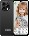 DOOGEE N55 PRO Lukustamata nutitelefon ilma lepinguta 2024, 16GB + 256GB 1T laiendus, Android 14, 13MP kaamera + 8MP, 6.56 tolli, 5150 mAh aku, NFC Simlock-free mobiiltelefonid 4G telefonid Face ID