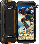 DOOGEE S41 Plus (2024) V&auml;litingimustes kasutatav mobiiltelefon 8GB + 128GB Octa Core Android 13 V&auml;litingimustes kasutatav nutitelefon 6300mAh 13MP + 8MP 5,5-tolline HD + 5G WiFi V&auml;litingimustes kasutatav mobiiltelefon ilma lepinguta 4G Dual SIM IP68/ ...