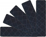 Ray-Velocity Stair Mats Set, Stair Treads Mats, Modern 76 x 20.3 cm, Non-Slip Indoor Stair Runner for Wooden Steps, Stair Carpet, Self-Adhesive Safety Stair Rug for Children, Elderly, Pets