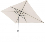 Doppler P&auml;ikesevarju aias Jack 300 x 200 cm naturaalne - R&otilde;du ja terrassi ristk&uuml;likukujuline p&auml;ikesevari - Kokkupandav vihmavari - Suur r&otilde;du p&auml;ikesevari - Kallutatav v&auml;ntv&otilde;llivarju