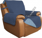 ISSUNTEX Double Protection 100% veekindel diivanikate elutuppa, p&ouml;&ouml;rduv m&ouml;&ouml;bli kaitsja, diivanikate koertele, lemmikloomadele, lastele (&uuml;lisuurt&otilde;mbuv iste, tumedat v&auml;rvi).