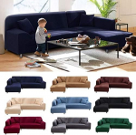ABUKJM L-kujuline Chaise Longue diivan viskamine elutuba nurgas diivan Slipcover pol&uuml;ester elastne diivan kaitsja