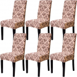 Topchances Stretch Elastne pol&uuml;estrist toolikate Tr&uuml;kitud Stretch Universal eemaldatav Stretch Modern Decor (Style 7, 6 Pack)