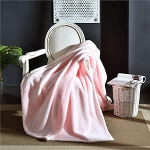 Superpehme popkorn tekstuuriga visked tekk diivanvoodi soe suur diivanisohver heleroosa 200 x 150 cm voodiplaat