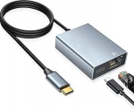 BLKing USB C Ethernet adapter, Ethernet USB C-le, C-t&uuml;&uuml;pi RJ45 Gigabit LAN v&otilde;rguadapter, &uuml;hildub Chromecast Google TV, i-Pad Air (1m)