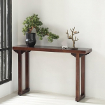 Mid Century Modern Console Table, kitsas esikusse sisenemise laud, massiivpuidust talumajapidamise diivan diivani taha, elutuppa ja sissep&auml;&auml;suks (100 cm/39.3in)