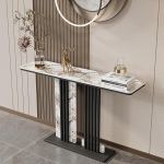 Moodne konsoollaud, sissep&auml;&auml;sulaud, t&ouml;&ouml;stuslik fuajeelaua, &otilde;huke telefonilaud elutuppa, esikusse, magamistuppa (sinine, 80 cm / 31.4 tolli)